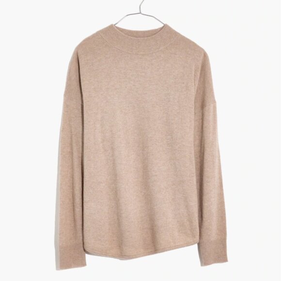 Madewell Wool Blend Ashbury Mockneck Sweater - Picture 3 of 8